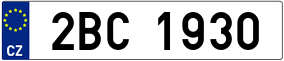 Truck License Plate